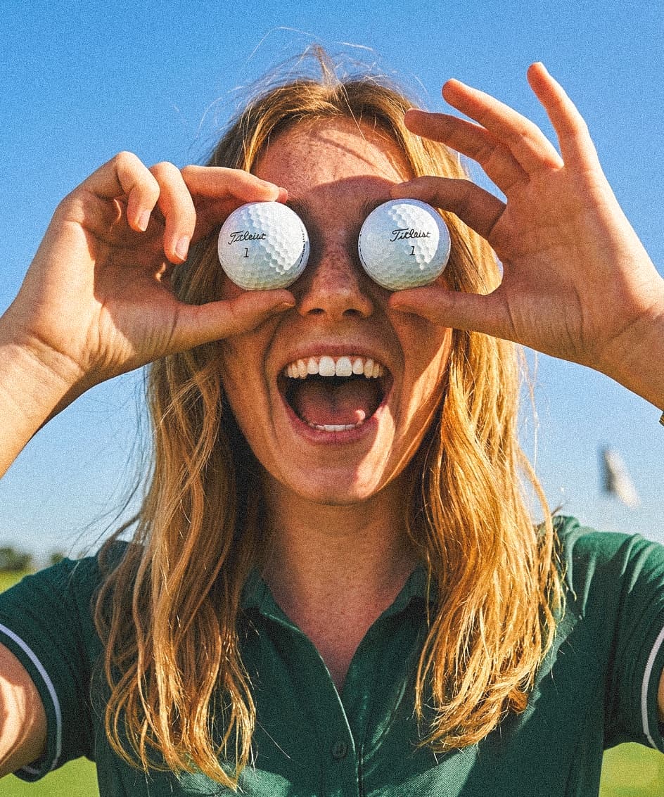 Golfers connecting