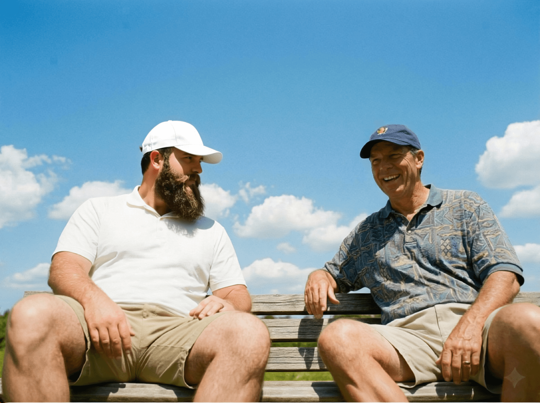 Golfers on the course