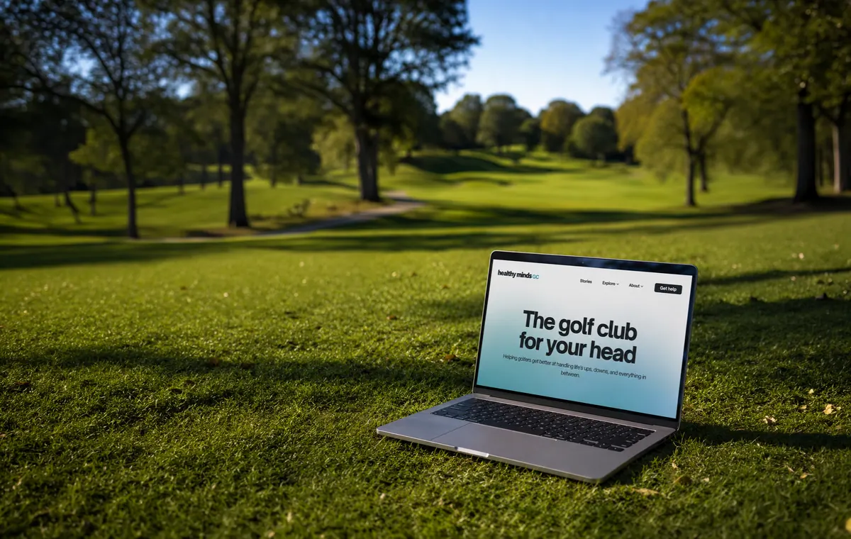 Healthy Minds Golf Club platform